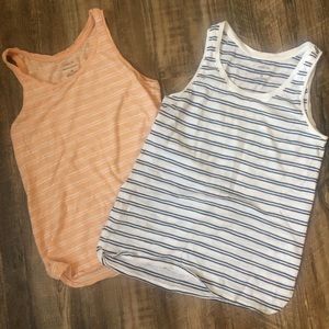 SALE Banana Republic Malibu tank tops striped XS
